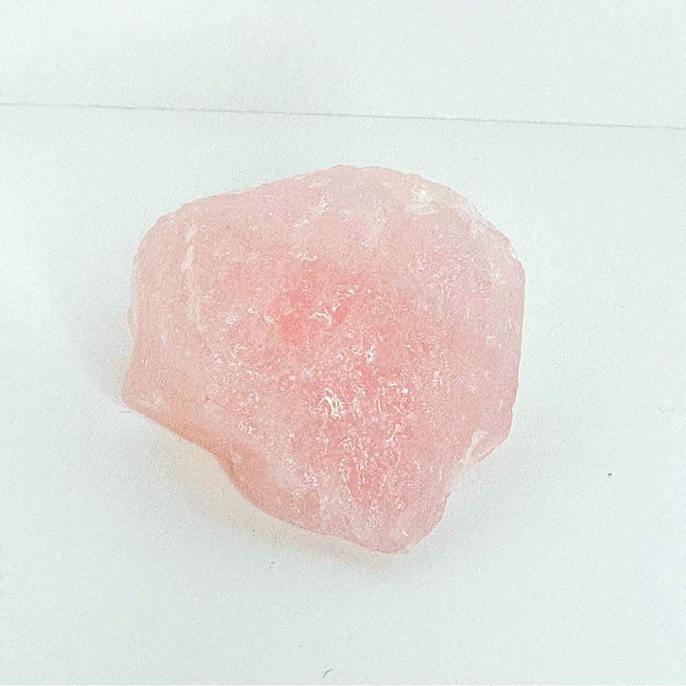 Natural Rough Rose Quartz Chunk Stone of Universal Love Positive Energy